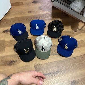 LA Logo Baseball Caps Collection hats and shirts